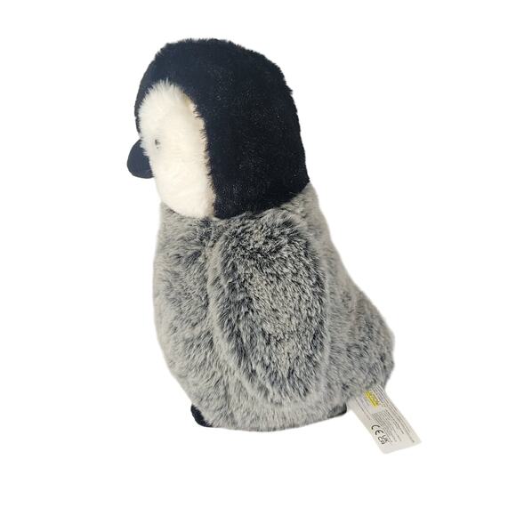 Kellytoy Gray Black Penguin Plush 9" Soft Cuddly Toy Stuffed Animal - Picture 4 of 8